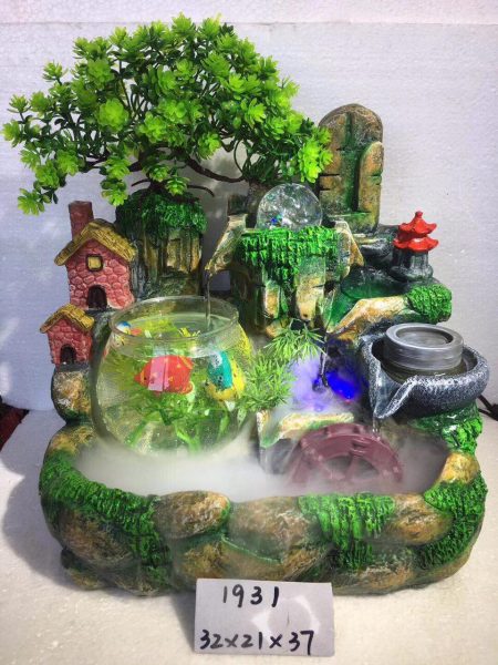 thác nước phong thủy mini