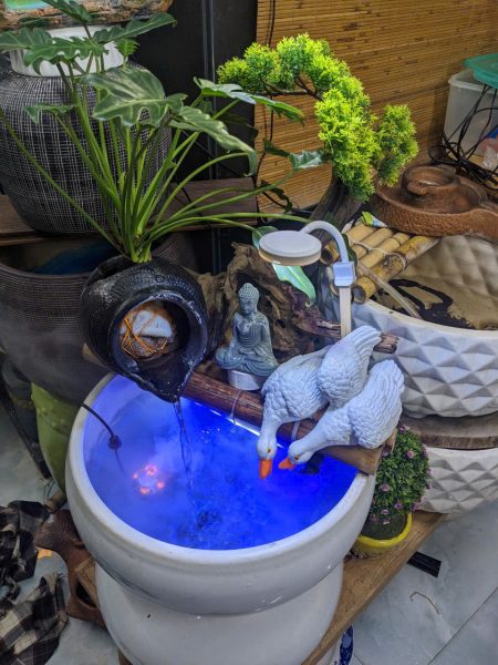 Chum lọc nước bể cá bằng gốm Bàu Trúc trang trí hồ cá cảnh – iGar Decor