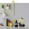 Bộ 2 chậu gốm mini hình đôi giày cắm bút, kéo và hoa trang trí bàn làm việc