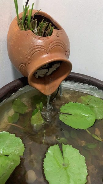 Chum lọc nước gốm bể cá tạo oxy, tiểu cảnh phong thủy - iGar Decor