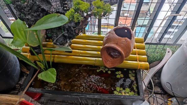 Chum lọc nước gốm bể cá tạo oxy, tiểu cảnh phong thủy - iGar Decor