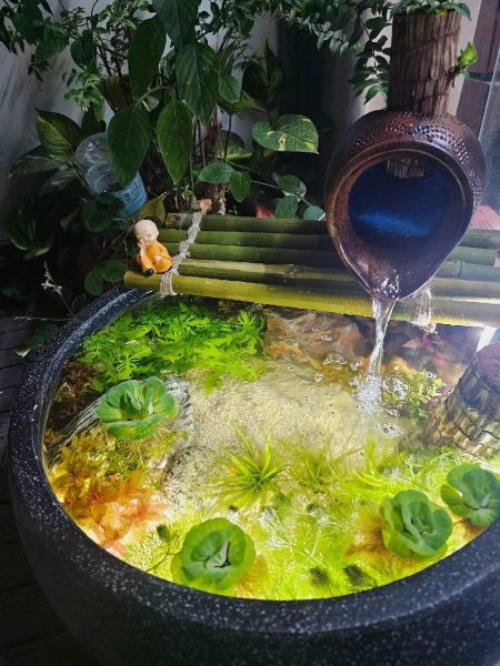 Chum lọc nước gốm bể cá tạo oxy, tiểu cảnh phong thủy - iGar Decor