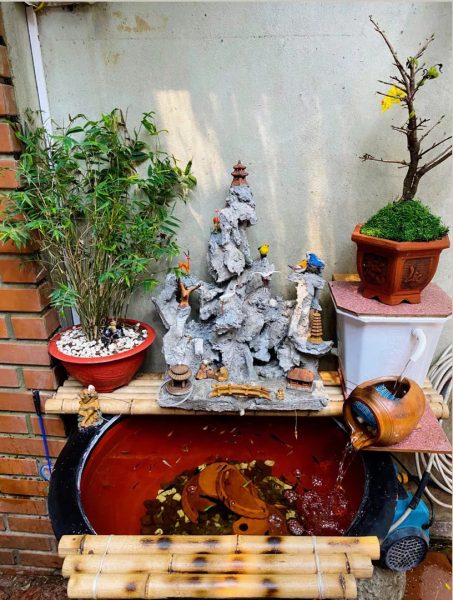 Chum lọc nước gốm bể cá tạo oxy, tiểu cảnh phong thủy - iGar Decor