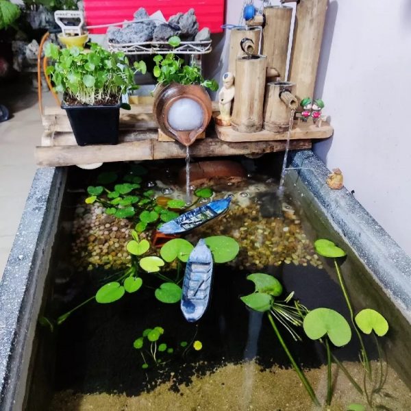 Chum lọc nước gốm bể cá tạo oxy, tiểu cảnh phong thủy - iGar Decor