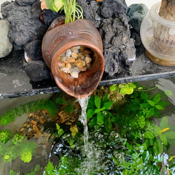 Chum lọc nước gốm bể cá tạo oxy, tiểu cảnh phong thủy - iGar Decor
