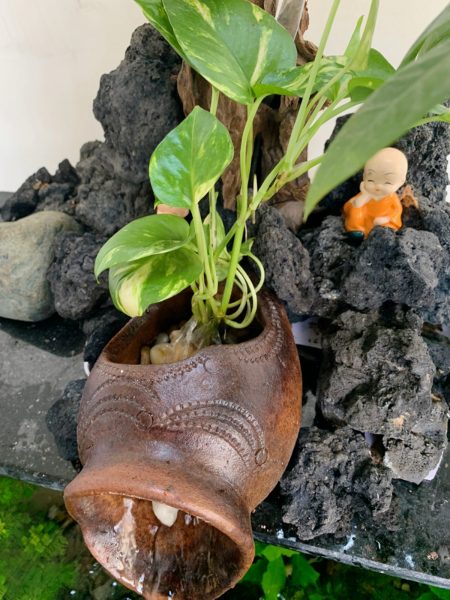 Chum lọc nước gốm bể cá tạo oxy, tiểu cảnh phong thủy - iGar Decor