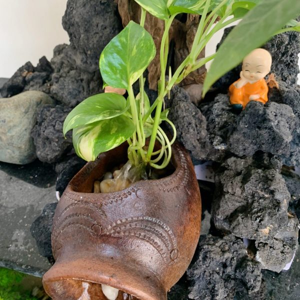 Chum lọc nước gốm bể cá tạo oxy, tiểu cảnh phong thủy - iGar Decor