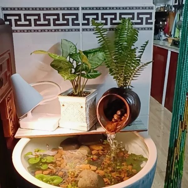 Chum lọc nước gốm bể cá tạo oxy, tiểu cảnh phong thủy - iGar Decor